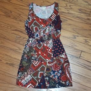 Lucky Brand dress with beautiful pattern EUC